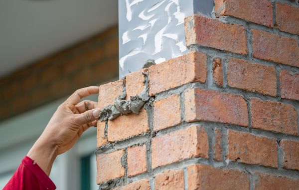 Brick Pillar Repair in Roswell