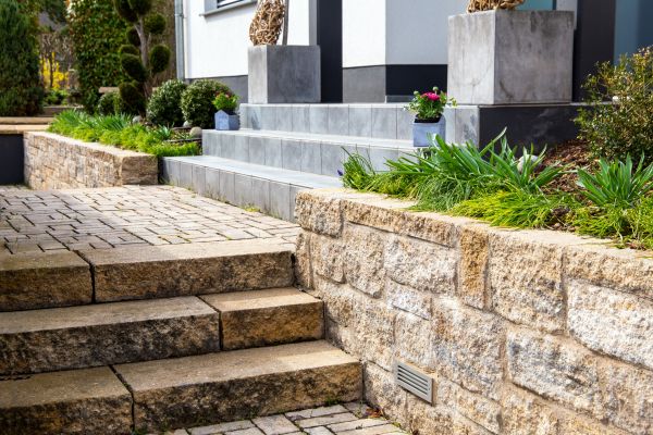 Stone Step Replacement in Roswell