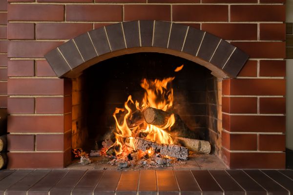 Brick Fireplace Installation in Roswell