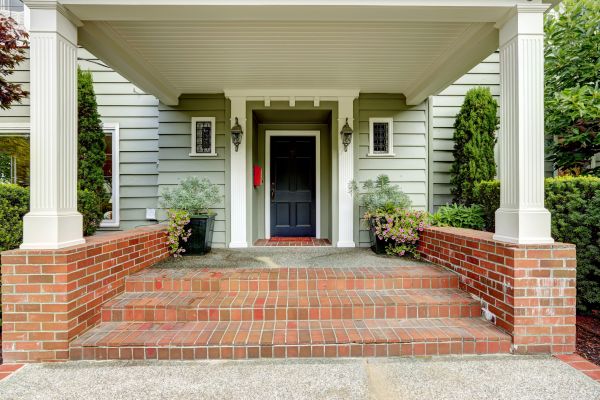 Front Porch Masonry Repair in Roswell