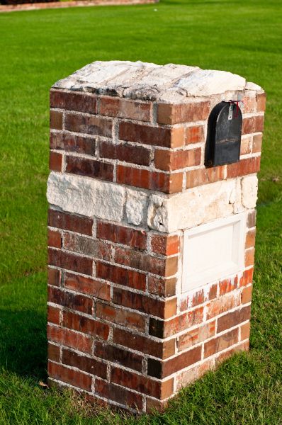 Brick Mailbox Installation in Roswell