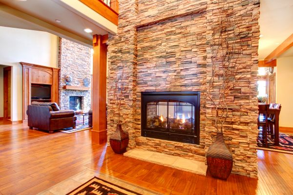 Stone Hearth Installation in Roswell