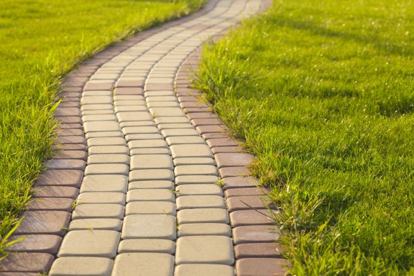 Sidewalk Brick Repair in Roswell