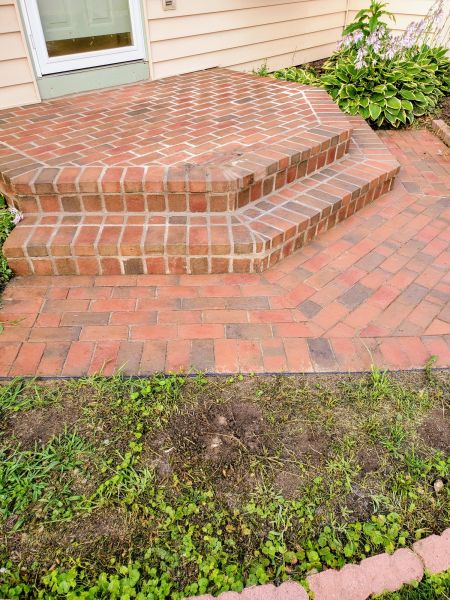 Brick Stoop Repair in Roswell